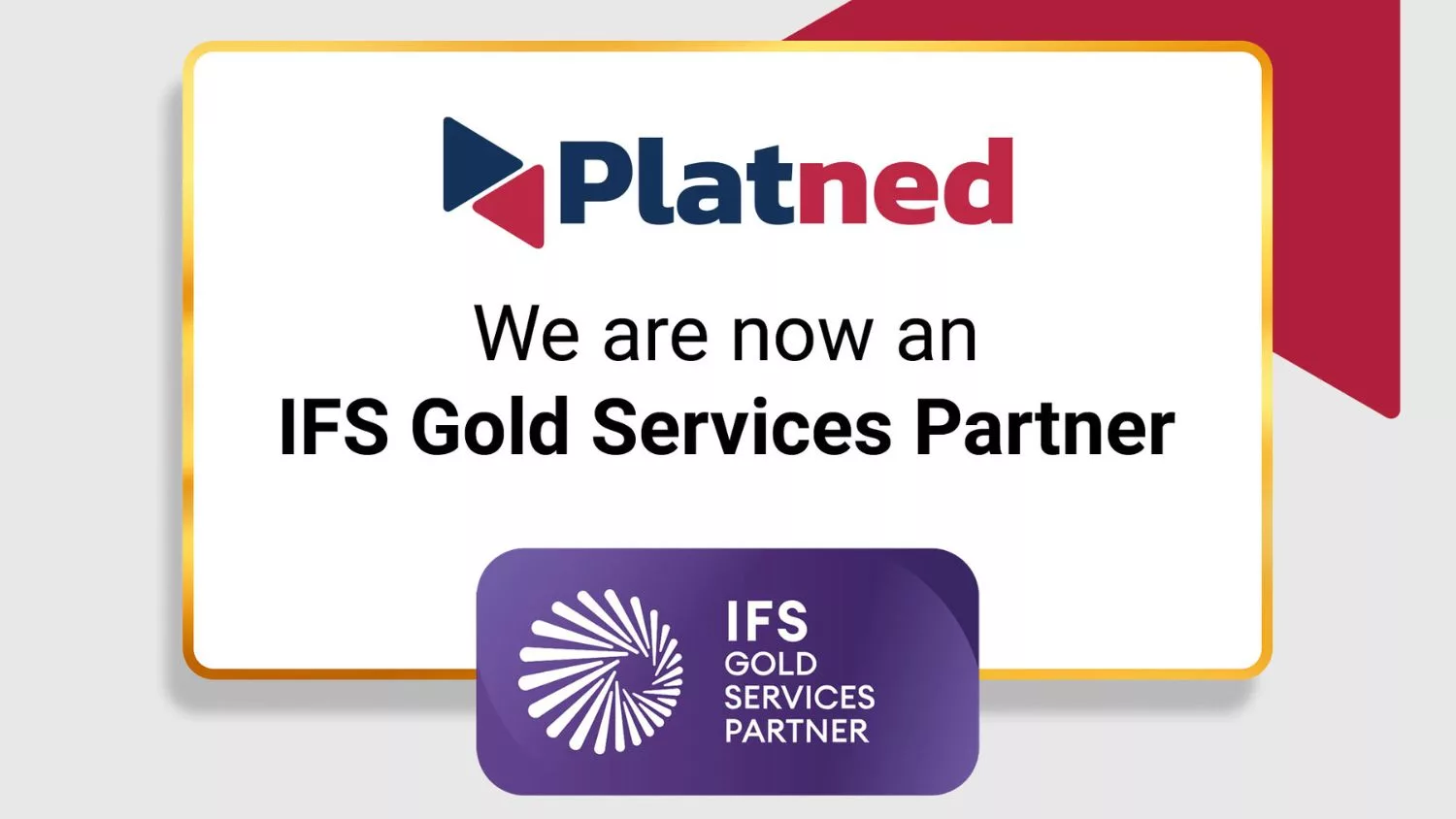 platned ifs gold service partner