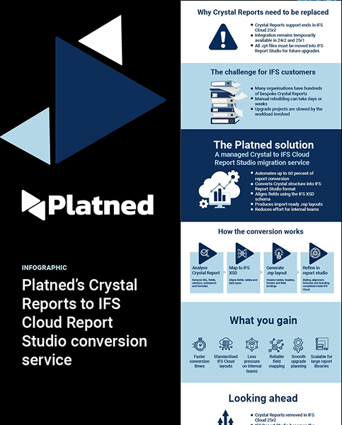 IFS Cloud Report Studio conversion service